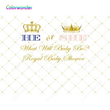 Royal Baby Shower Photographic Background Golden Crown with Lines 7x5ft White Baby Gender Reveal Backdrops for Newborn Birthday
Royal Baby Shower Photographic Background Golden Crown with Lines 7x5ft White Baby Gender Reveal Backdrops for Newborn Birthday
