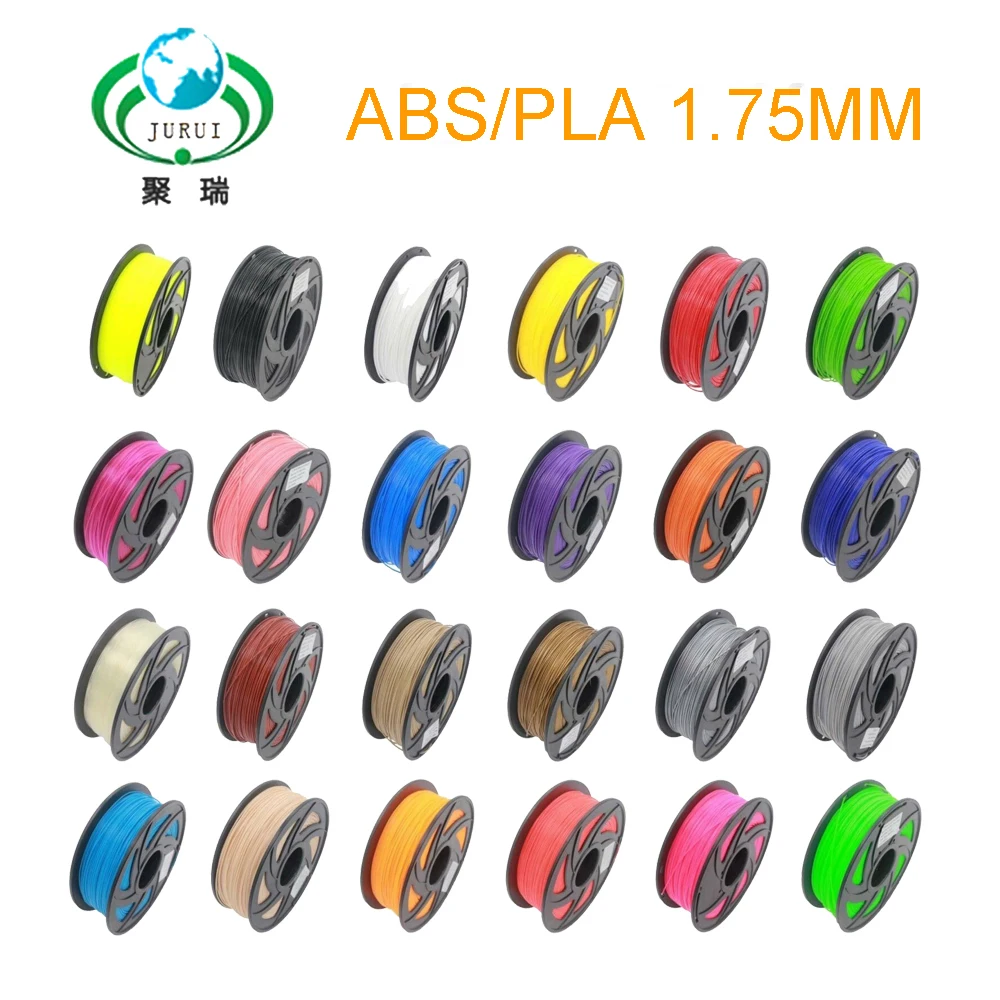PLA ABS filament plastic 1.75 mm 1kg roll for 3D printer or Pen Yellow Black Grey Green
PLA ABS filament plastic 1.75 mm 1kg roll for 3D printer or Pen Yellow Black Grey Green