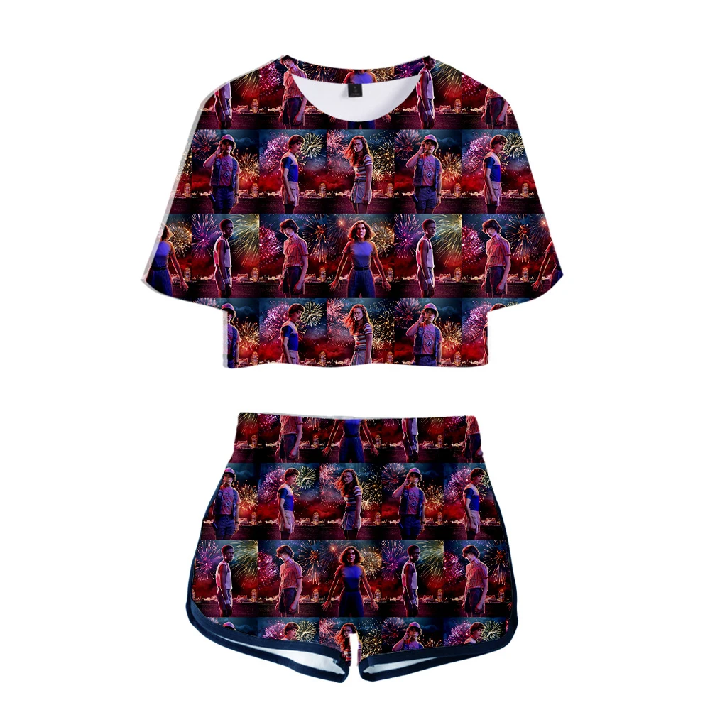 Stranger Thing 3 3D Printed Women Two Piece Set Casual Summer Crop Top+Shorts Hot Sale Trendy Streetwear Clothes 2019
Stranger Thing 3 3D Printed Women Two Piece Set Casual Summer Crop Top+Shorts Hot Sale Trendy Streetwear Clothes 2019