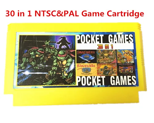 30 in 1 NTSC&PAL 8bit FC60Pins Game Cartridge No repeat, Earthbound, Final Fantasy123, Faxanadu, TheZeldaI&II, Zen
30 in 1 NTSC&PAL 8bit FC60Pins Game Cartridge No repeat, Earthbound, Final Fantasy123, Faxanadu, TheZeldaI&II, Zen