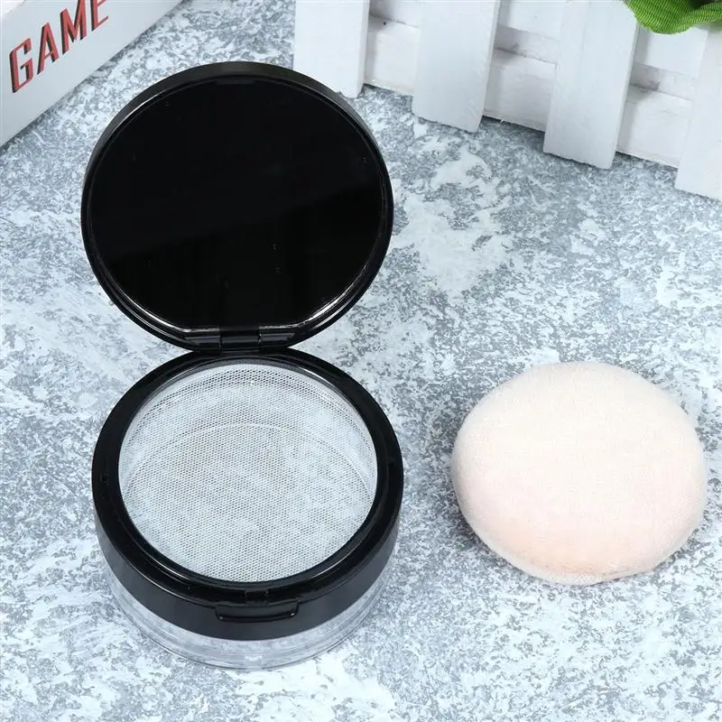 1 PC Empty Powder Case Portable Double Layers Anti Leakage Makeup Powder Jar Makeup Powder Container With Powder Puff Mirror
1 PC Empty Powder Case Portable Double Layers Anti Leakage Makeup Powder Jar Makeup Powder Container With Powder Puff Mirror