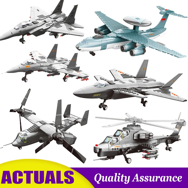 6 Styles Compatible legoed F15 J20 KJ2000 V-22 Building Blocks Eagle Fighter Heavy Stealth Fighter Osprey Tiltrotor
6 Styles Compatible legoed F15 J20 KJ2000 V-22 Building Blocks Eagle Fighter Heavy Stealth Fighter Osprey Tiltrotor