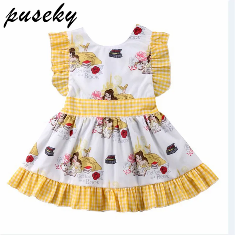Puseky 2019 Summer Kid Baby Girl Clothing Cartoon Dress Ruffles Sleeveless Princess Kids Mini Dresses Sundress Clothes 12M-5Y
Puseky 2019 Summer Kid Baby Girl Clothing Cartoon Dress Ruffles Sleeveless Princess Kids Mini Dresses Sundress Clothes 12M-5Y