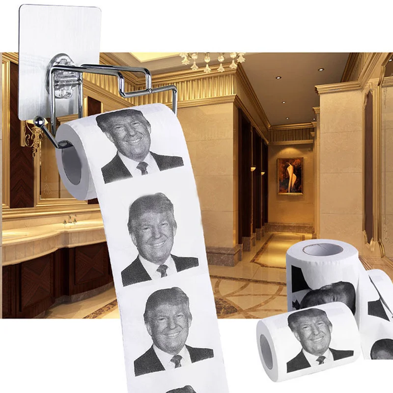 Outdoor Multifunction Donald Trump President Humor Toilet Paper Roll Gap Smile Gift Mischievous Joke Cleaning Gadget hiking tool
Outdoor Multifunction Donald Trump President Humor Toilet Paper Roll Gap Smile Gift Mischievous Joke Cleaning Gadget hiking tool