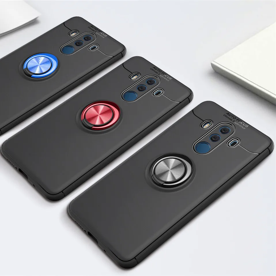 Чехол для Huawei Mate 9 10 чехол Pro Автомобильный держатель Подставка Магнитный 360