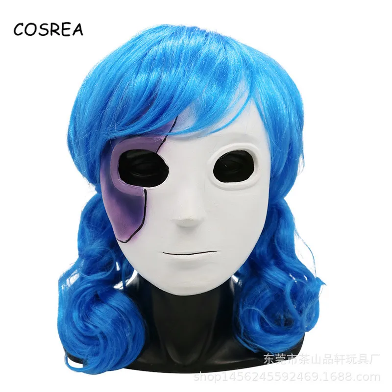 Game Sally Face Cosplay Toupee Props Latex Mask Sallyface Blue Wig Hair Clip Ponytails Wigs Cap Synthetic Hair Weave
Game Sally Face Cosplay Toupee Props Latex Mask Sallyface Blue Wig Hair Clip Ponytails Wigs Cap Synthetic Hair Weave