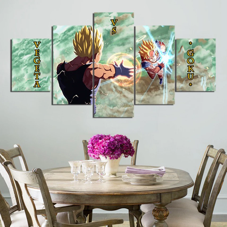 Home Decor Canvas Living Room HD Modern 5 Panel Dragon Ball Character Printed Pictures Painting Wall Art Modular Poster Frame
Home Decor Canvas Living Room HD Modern 5 Panel Dragon Ball Character Printed Pictures Painting Wall Art Modular Poster Frame
