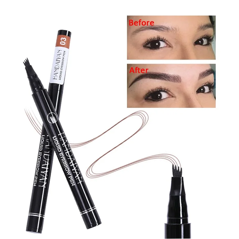 HANDAIYAN Liquid Eyebrow Pen 5Colors Waterproof Fork Tip Eyebrow Tattoo Pencil Durable Smudge-Proof Eye Brow Enhancer Cosmetics
HANDAIYAN Liquid Eyebrow Pen 5Colors Waterproof Fork Tip Eyebrow Tattoo Pencil Durable Smudge-Proof Eye Brow Enhancer Cosmetics