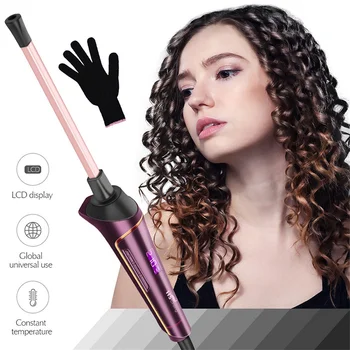 9MM Hair Curler Professional LCD Display Curling Irons Tourmaline Ceramic Home DIY Clipless Curling Wand Hair Styling Tools
9MM Hair Curler Professional LCD Display Curling Irons Tourmaline Ceramic Home DIY Clipless Curling Wand Hair Styling Tools