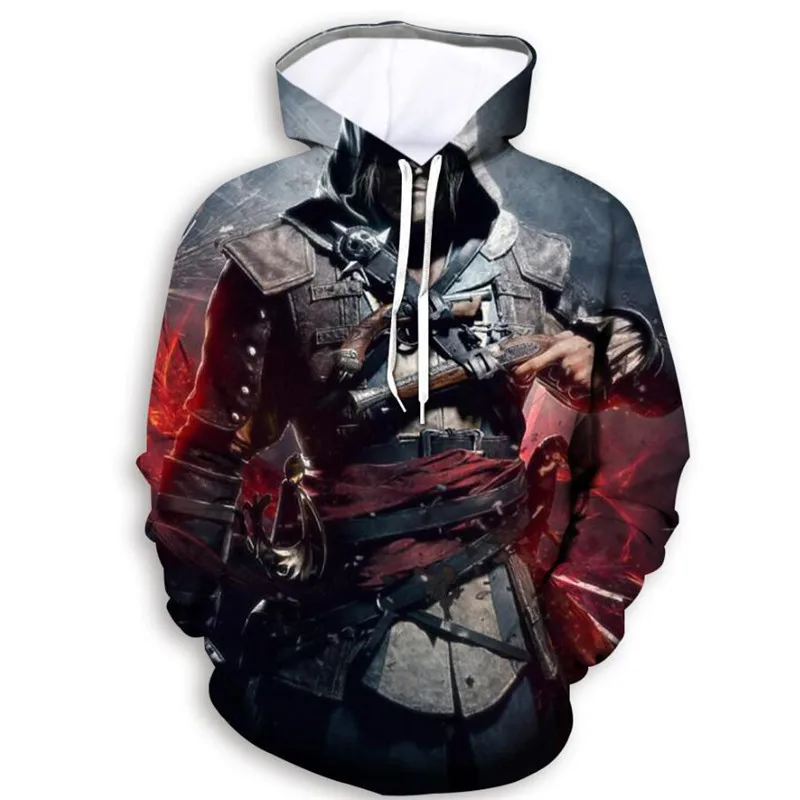 Assassin 3D Print Hoodies Funny Cool Fighting Game Pullover Unisex Casual Sweatshirt Punk High Street Tops Outfit Homme Jumper
Assassin 3D Print Hoodies Funny Cool Fighting Game Pullover Unisex Casual Sweatshirt Punk High Street Tops Outfit Homme Jumper