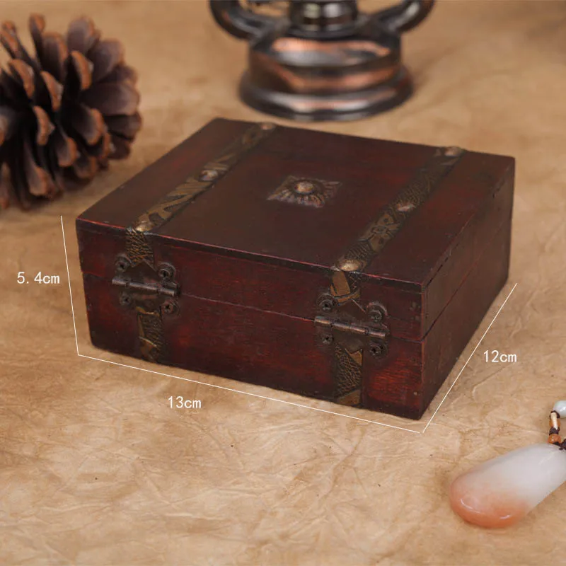 Stylish Vintage Metal Lock Decorative Trinket Jewelry Storage Box Handmade Classic Wooden Treasure Case storage box
Stylish Vintage Metal Lock Decorative Trinket Jewelry Storage Box Handmade Classic Wooden Treasure Case storage box