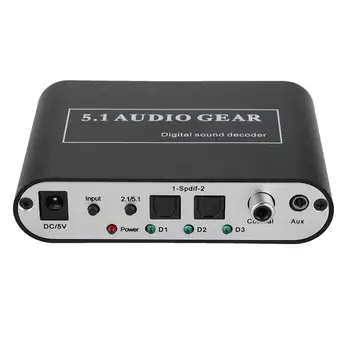 Noise Cancelling DTS Decoder Optical/Coaxial Signal/Analog to 5.1/2.1 Analog DTS Audio Decoder Supports U Disk Playing ABS
Noise Cancelling DTS Decoder Optical/Coaxial Signal/Analog to 5.1/2.1 Analog DTS Audio Decoder Supports U Disk Playing ABS