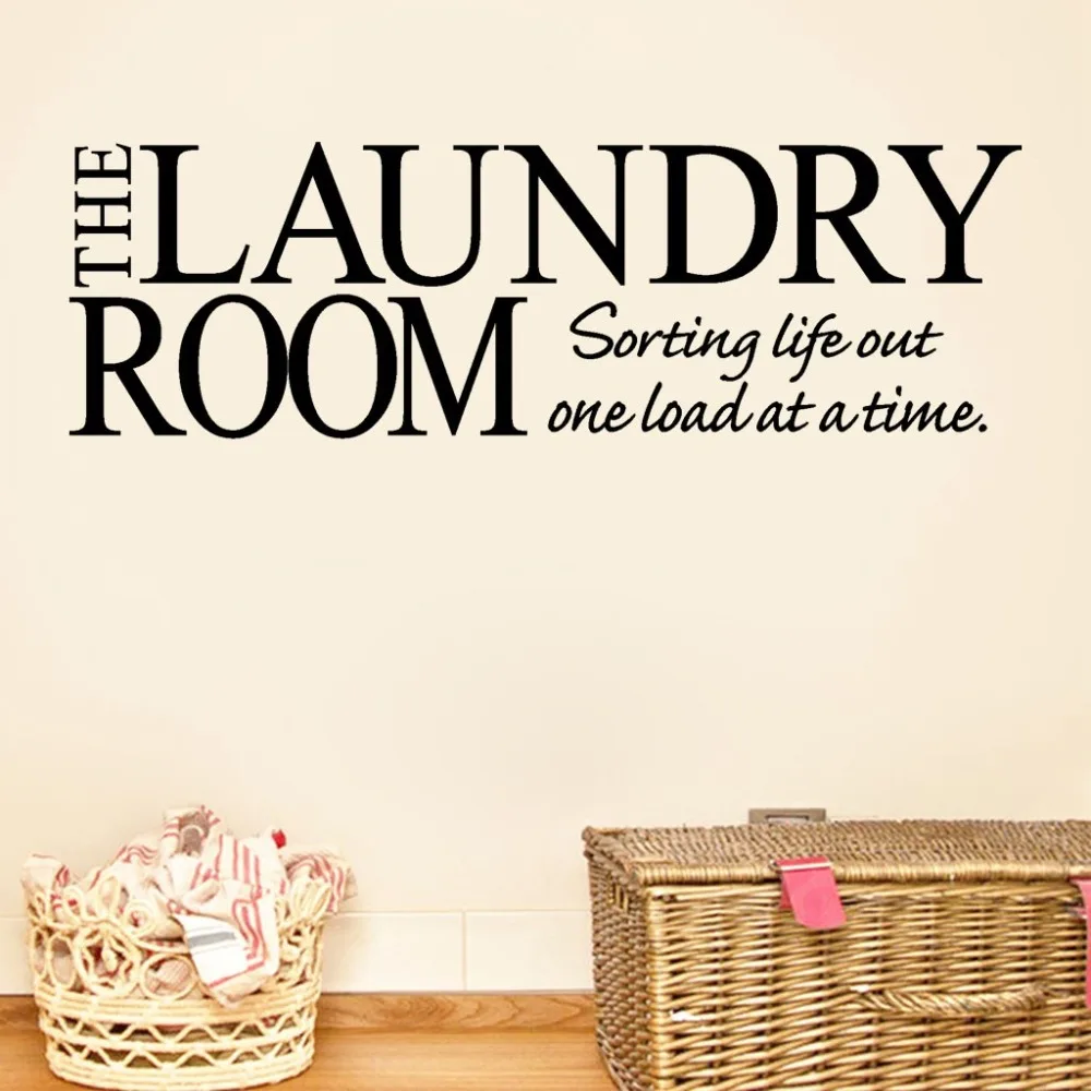 The Laundry Room Vinyl Decal Art Wall Sticker DIY Home Room Decor 60X20cm wall decorations bathroom
The Laundry Room Vinyl Decal Art Wall Sticker DIY Home Room Decor 60X20cm wall decorations bathroom