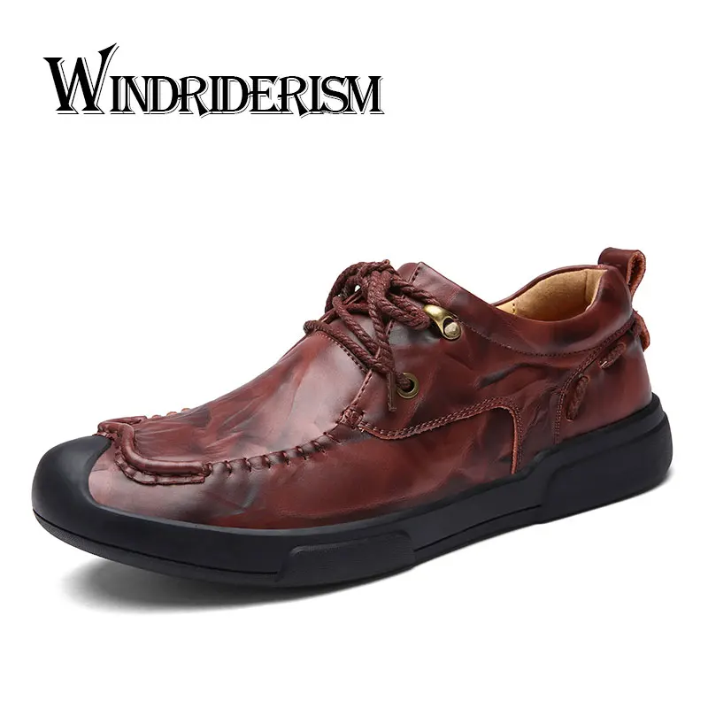 WINDRIDERISM Men Genuine Leather Shoes High Quality Handmade Sewing Flats Solid Color Lace Up Winter Shoes with Fur Warm Flats
WINDRIDERISM Men Genuine Leather Shoes High Quality Handmade Sewing Flats Solid Color Lace Up Winter Shoes with Fur Warm Flats