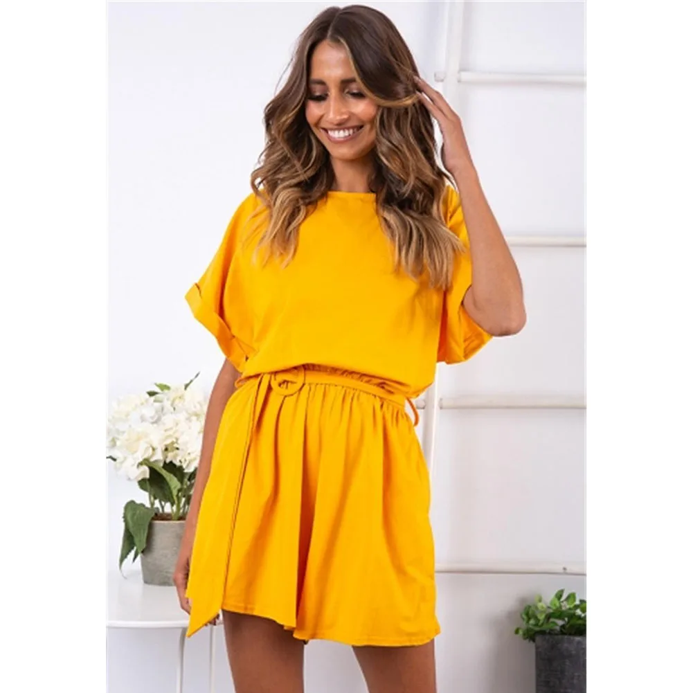 SanHuaZ 2019 Summer Women's Playsuits Jumpsuits Rompers Casual O-neck Lace up Short Sleeve Slim Brief Women Short Playsuits
SanHuaZ 2019 Summer Women's Playsuits Jumpsuits Rompers Casual O-neck Lace up Short Sleeve Slim Brief Women Short Playsuits