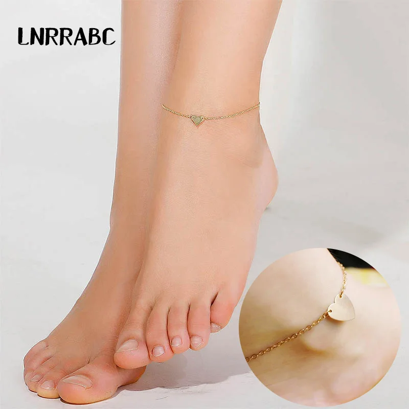 Hot Sale Heart Alloy Golden Anklet Color Anklets On Foot Ankle Bracelets For Women Beach sandals Leg Chain Foot Jewelry
Hot Sale Heart Alloy Golden Anklet Color Anklets On Foot Ankle Bracelets For Women Beach sandals Leg Chain Foot Jewelry