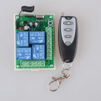 DC12V 4CH RF Wireless Remote Control System Smart Home Switch Transmitter and 1 Receiver Universal Gate Controller
DC12V 4CH RF Wireless Remote Control System Smart Home Switch Transmitter and 1 Receiver Universal Gate Controller