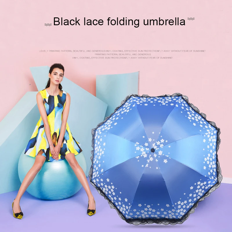 Exquisite Full blackout color flash umbrella Lace Umbrella Rain Women Fashion Arched Princess Umbrellas Female Parasol Gift
Exquisite Full blackout color flash umbrella Lace Umbrella Rain Women Fashion Arched Princess Umbrellas Female Parasol Gift