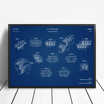 Legos Original Patent Blueprint Art Canvas Poster Wall Art Paint Wall Home Decor
Legos Original Patent Blueprint Art Canvas Poster Wall Art Paint Wall Home Decor
