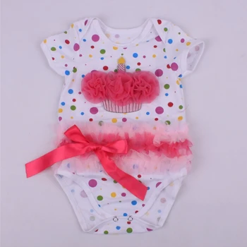 1PC Baby Girls' Cupcake Polka Dots Lace Romper Infant Newborn Birthday Outfit Free Shipping 0-12months
1PC Baby Girls' Cupcake Polka Dots Lace Romper Infant Newborn Birthday Outfit Free Shipping 0-12months