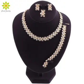 Gold Color Jewelry Sets For Women Nigerian Wedding African Beads Jewelry Set Crystal Statement Necklace Costume Jewellery
Gold Color Jewelry Sets For Women Nigerian Wedding African Beads Jewelry Set Crystal Statement Necklace Costume Jewellery