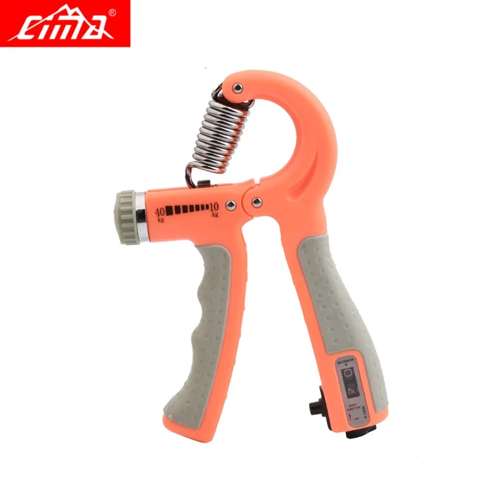 CIMA Adjustable Hand Grip Strengthener Counter Orange Wrist Gym Muscle Fitness Finger Training Gripper Hand Exerciser 10-40KG
CIMA Adjustable Hand Grip Strengthener Counter Orange Wrist Gym Muscle Fitness Finger Training Gripper Hand Exerciser 10-40KG