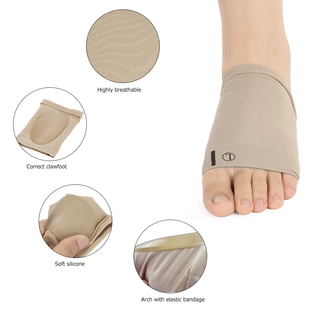 1 Pair Flat Feet Orthotic Plantar Fasciitis Arch Support Sleeve Cushion Pad Heel Spurs Foot Care Insoles foot Pad Orthotic Tool
1 Pair Flat Feet Orthotic Plantar Fasciitis Arch Support Sleeve Cushion Pad Heel Spurs Foot Care Insoles foot Pad Orthotic Tool