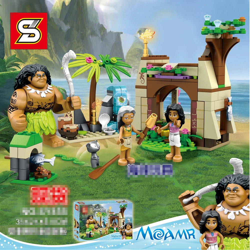 SY855 Princess Series Moana's Island Adventure 41149 Maui Assemble minifig Building Bricks Blocks Kids Girls Gifts Toys 
SY855 Princess Series Moana's Island Adventure 41149 Maui Assemble minifig Building Bricks Blocks Kids Girls Gifts Toys