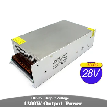 1200W 28V Constant voltage Driver AC to DC28v power supply input 110v 220V AC-DC Power Adapter For for LED light CNC Machinery
1200W 28V Constant voltage Driver AC to DC28v power supply input 110v 220V AC-DC Power Adapter For for LED light CNC Machinery