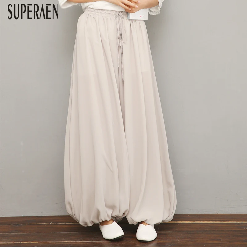 SuperAen Pluz Size Fashion Casual Women Long Pants New 2019 Summer Chinese Ladies Pants Elastic Waist Solid Color Women Pants
SuperAen Pluz Size Fashion Casual Women Long Pants New 2019 Summer Chinese Ladies Pants Elastic Waist Solid Color Women Pants