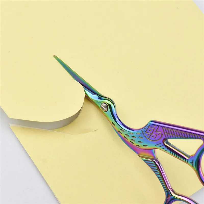 Looen Embroidery Scissor Crane Shaped Cross Stitch Tailor Scissor Retro European Sewing Handicraft DIY Home Tool Accessories (10)