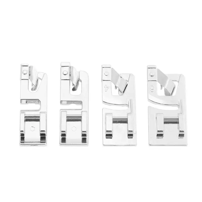 4pcs Household Rolled Hem Presser Foot for Stitch Darning Sewing Machine Presser Feet Kit Set for Brother Singer Janome
4pcs Household Rolled Hem Presser Foot for Stitch Darning Sewing Machine Presser Feet Kit Set for Brother Singer Janome