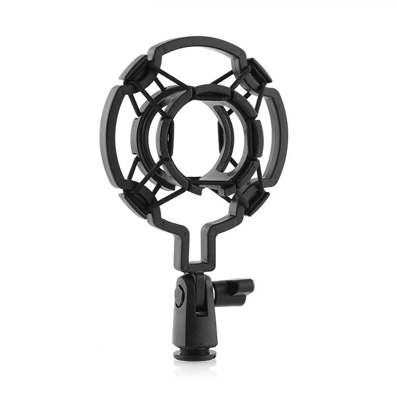 Professional Universal Bearable Load Mic Microphone Shock Mount Clip Holder Stand Recording Studios Radio Studio Bracket Black
Professional Universal Bearable Load Mic Microphone Shock Mount Clip Holder Stand Recording Studios Radio Studio Bracket Black