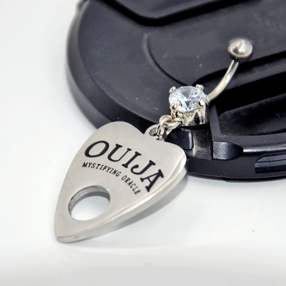 BOG-1PC Surgical Steel Fashion Ouija Board Dangle Belly Button Ring Navel Piercing RIng Nombril Ombligo Body Jewelry 14g
BOG-1PC Surgical Steel Fashion Ouija Board Dangle Belly Button Ring Navel Piercing RIng Nombril Ombligo Body Jewelry 14g