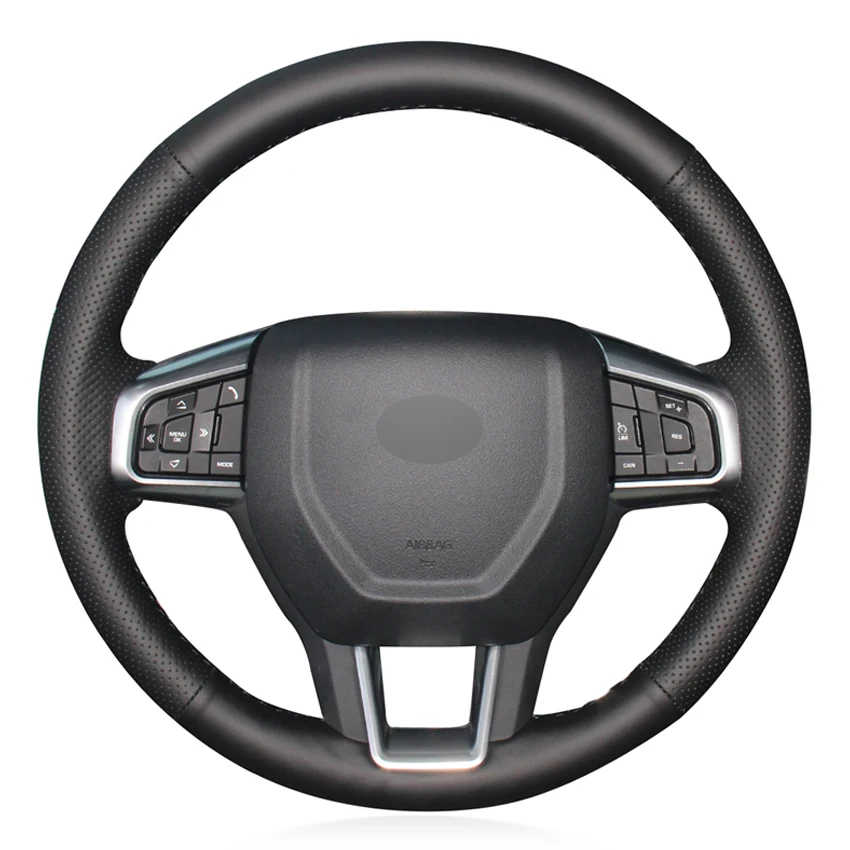 Black PU Faux Leather DIY Hand-stitched Car Steering Wheel Cover for Land Rover Discovery Sport 2015-2017
Black PU Faux Leather DIY Hand-stitched Car Steering Wheel Cover for Land Rover Discovery Sport 2015-2017