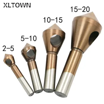 Xltown High quality HSS 4pcs Drill Bit Taper Hole Cutter Steel/Aluminum/PVC Plate Countersunk Head Drill Chamfer Set Metal bit
Xltown High quality HSS 4pcs Drill Bit Taper Hole Cutter Steel/Aluminum/PVC Plate Countersunk Head Drill Chamfer Set Metal bit
