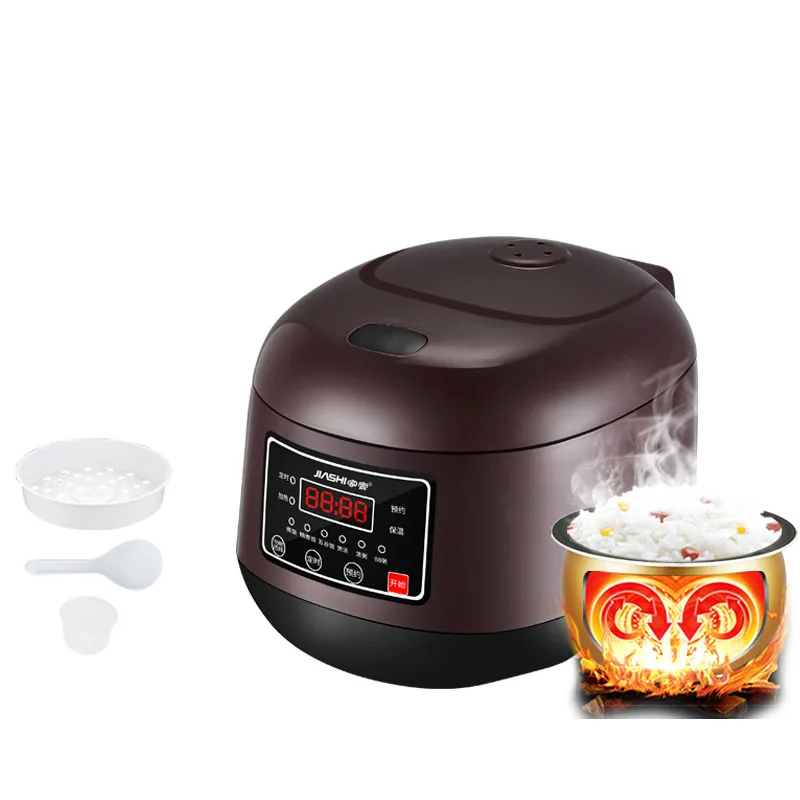 Smart Rice Cooker Chai Rice Family Function Mini Small Microcomputer Control Timing Insulation Heating 3L Capacity
Smart Rice Cooker Chai Rice Family Function Mini Small Microcomputer Control Timing Insulation Heating 3L Capacity