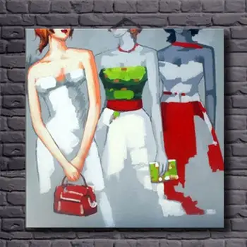 100% hand-made Oil Painting Beautiful Girls With Handbags Abstract Art Painting Modern Home Decoration Canvas Art Picture
100% hand-made Oil Painting Beautiful Girls With Handbags Abstract Art Painting Modern Home Decoration Canvas Art Picture