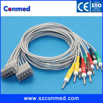 2set/lot Compatibe New GE-Marquette multilink leadwire 10-lead EKG leadwires Banana4.0 AHA with CE 900112-001(AHA) 38401816
2set/lot Compatibe New GE-Marquette multilink leadwire 10-lead EKG leadwires Banana4.0 AHA with CE 900112-001(AHA) 38401816