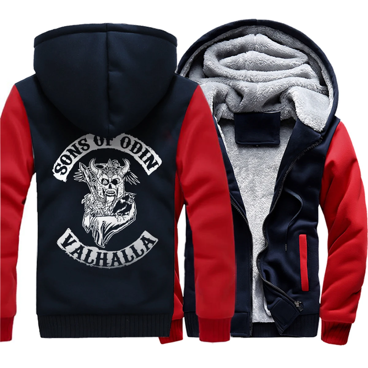 zipper thicken warm sweatshirts Vikings Odin 2019 winter Son of Odin Viking hooded jackets Men wool liner Clothes man tracksuits
zipper thicken warm sweatshirts Vikings Odin 2019 winter Son of Odin Viking hooded jackets Men wool liner Clothes man tracksuits
