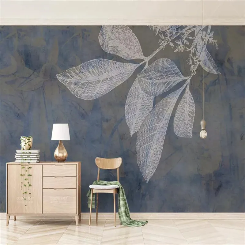 Fashion line leaves Nordic texture TV background wall professional production murals wholesale wallpaper custom photo wall
Fashion line leaves Nordic texture TV background wall professional production murals wholesale wallpaper custom photo wall