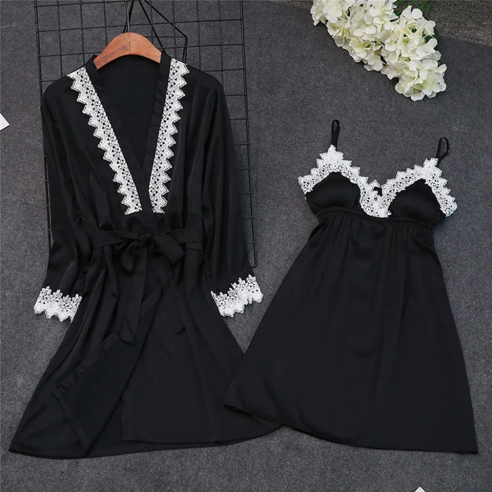 Sexy Lingerie Women Silk Lace Robe Long Sleeve Stain Bathrobe Sleepwear LingeriLingerie Women Silk Lace Robe Dress Babydoll
Sexy Lingerie Women Silk Lace Robe Long Sleeve Stain Bathrobe Sleepwear LingeriLingerie Women Silk Lace Robe Dress Babydoll