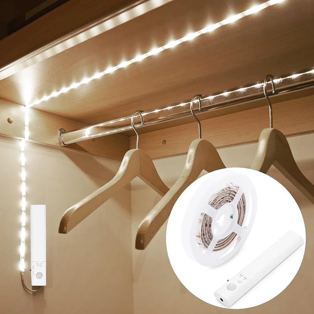 1M Gesture Sensor Light Strip 30 Leds Cabinet Closet Under Bed Wardrobe Stairs TV Backlight Lighting Battery Power
1M Gesture Sensor Light Strip 30 Leds Cabinet Closet Under Bed Wardrobe Stairs TV Backlight Lighting Battery Power