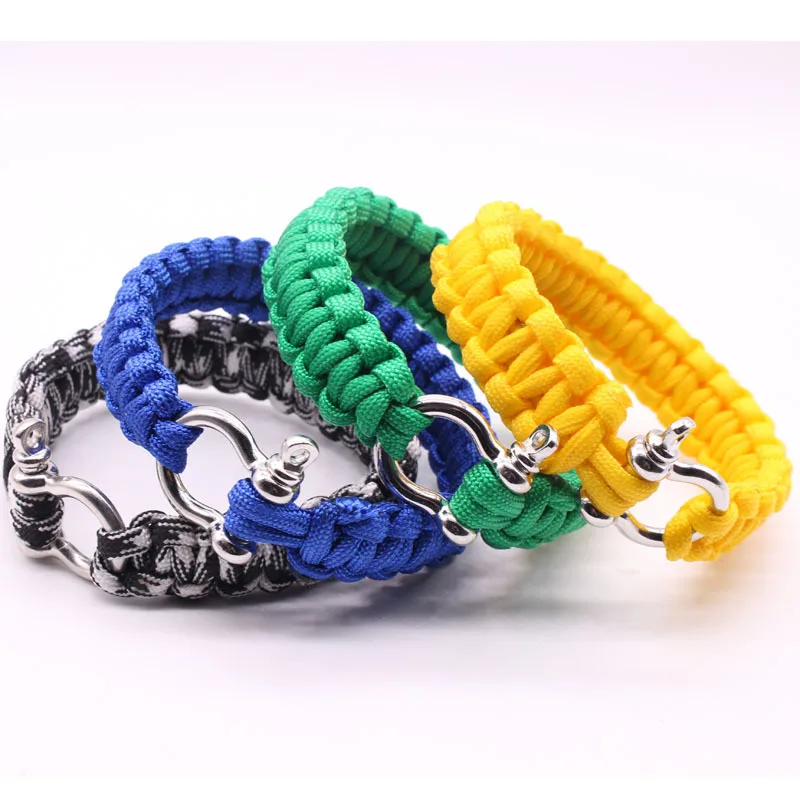 Outdoor Parachute Rope Survival Bracelet For Women Men Outdoor Camping Equipment Handmade Paracord Bracelets Sport Jewelry
Outdoor Parachute Rope Survival Bracelet For Women Men Outdoor Camping Equipment Handmade Paracord Bracelets Sport Jewelry