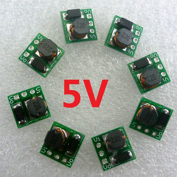 CE025*8 8PCS 1.5V 3V 3.3V 3.7V to 5V DC DC Step UP Switching Power Supply Board for Instruments LED Motor Toy
CE025*8 8PCS 1.5V 3V 3.3V 3.7V to 5V DC DC Step UP Switching Power Supply Board for Instruments LED Motor Toy
