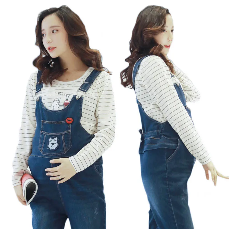 Maternity Jeans Pants For Pregnant Women Clothes cartoon Bear Suspender Trousers Maternity Clothing Pants Bib Overalls Trounsers
Maternity Jeans Pants For Pregnant Women Clothes cartoon Bear Suspender Trousers Maternity Clothing Pants Bib Overalls Trounsers