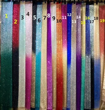 Nigerian Lace Fabric with glued glitter yaking-11.1411 French Embroidered lace fabric for party dress
Nigerian Lace Fabric with glued glitter yaking-11.1411 French Embroidered lace fabric for party dress