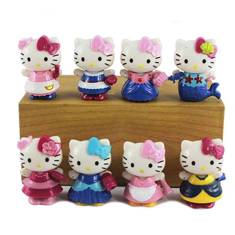 8pcs/bag Japan Cartoon Anime 6.5cm Kawaii hello kitty Action Figures KT cat princess Cake Figurine Decor girls love gift toys
8pcs/bag Japan Cartoon Anime 6.5cm Kawaii hello kitty Action Figures KT cat princess Cake Figurine Decor girls love gift toys