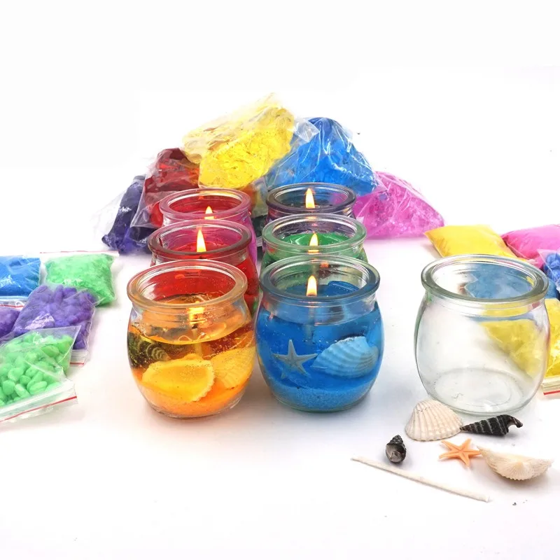 Jelly Wax Candles Handmade DIY Material Crystal Glass Candle Holder Birthdays Party Wedding Candle Craft Making Supplies
Jelly Wax Candles Handmade DIY Material Crystal Glass Candle Holder Birthdays Party Wedding Candle Craft Making Supplies