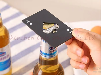 50pcs Playing Card Ace of Spades Poker Bar Tool Bottle Soda Beer Cap Opener Men's Gift
50pcs Playing Card Ace of Spades Poker Bar Tool Bottle Soda Beer Cap Opener Men's Gift